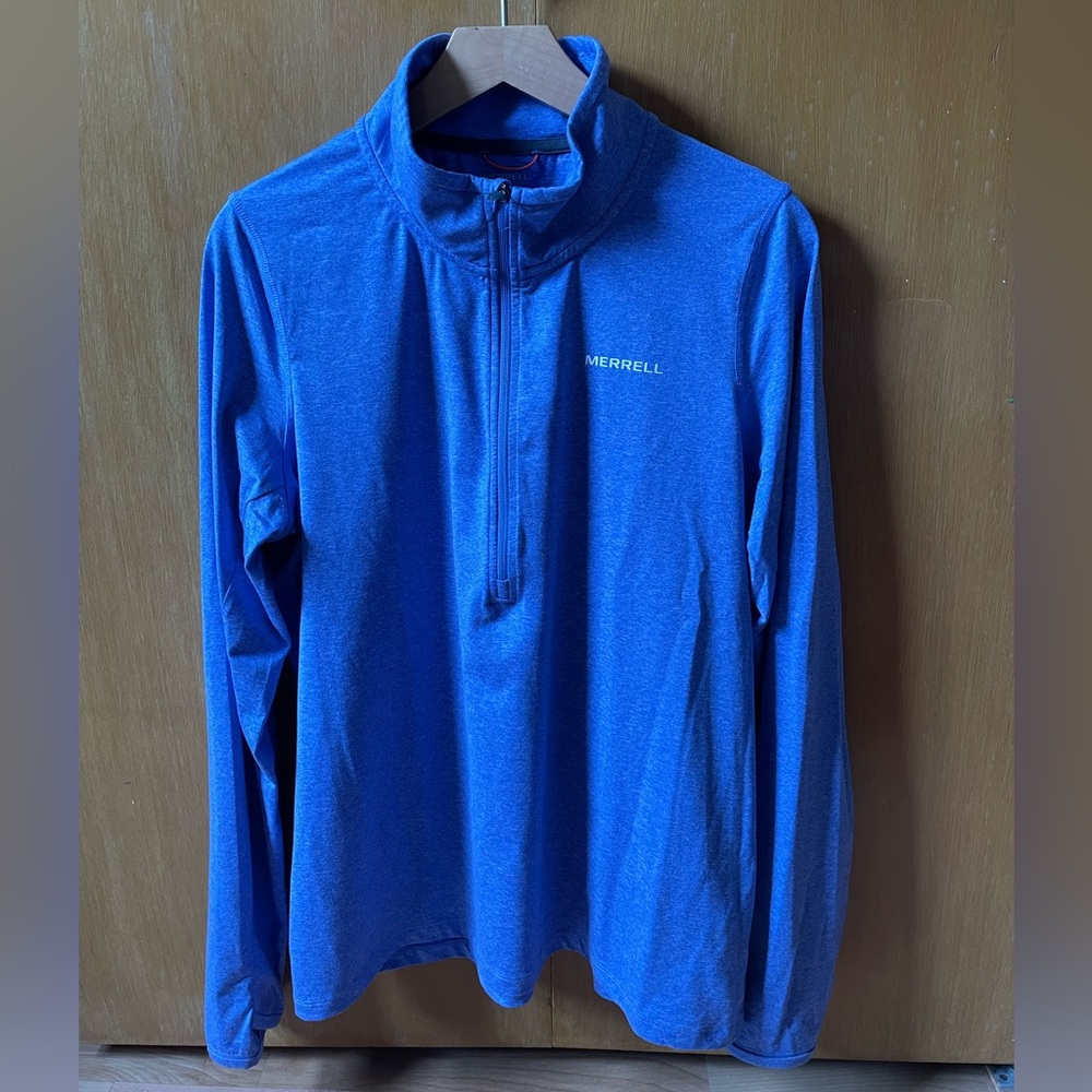 Merrell BetaTherm 1/4 zip long sleeve pullover Large